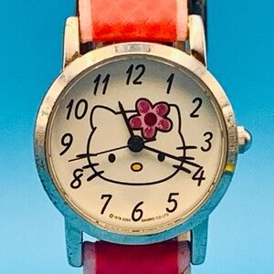 HELLO KITTY By SANRIO F36659-1/P  Vintage 2003 Women’s Quartz Wristwatch Working